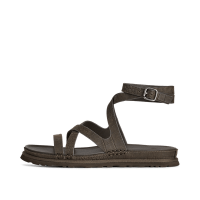 UGG GoldenGaze Embossed Ankle Wrap "Dense Smoke" | 1178570DNSS
