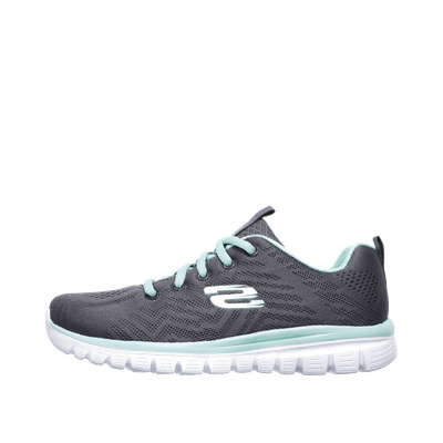 Skechers Graceful - Get Connected "Charcoal/Green" | 12615CCGR