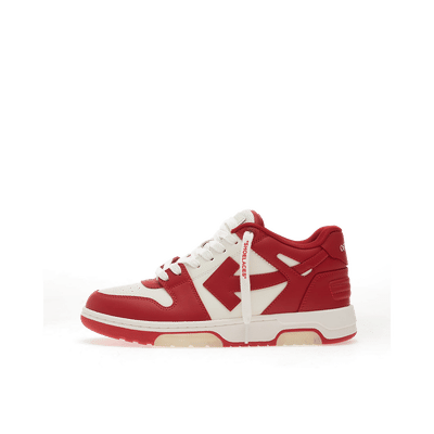 Off-White Wmns Out Of Office Calf Lea "White/Haute Red" | OWIA259S26LEA0020127