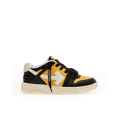 Off-White Out Of Office Kids "Ocher Yellow Black" | OBIA011S25LEA0011610