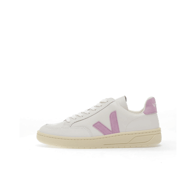 Veja V-12 Leather Wmns "Extra-White Orchid" | XD0220494A