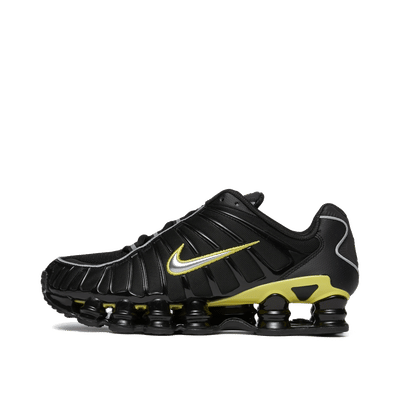 Nike Shox TL Black Dynamic Yellow Metallic Silver