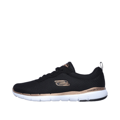 Skechers Flex Appeal 3.0 - First Insight "Black/Rose Gold" | 13070BKRG