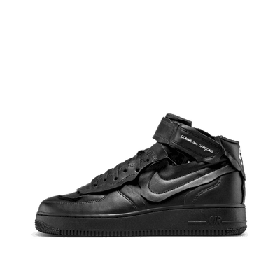 Nike Air Force 1 Mid Comme des Garcons "Black/Black-White-Black" | DC3601-001