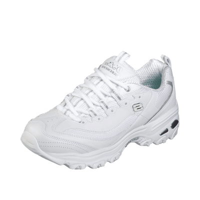 Skechers D'Lites Endless Dream "White/Silver" | 13151WSL