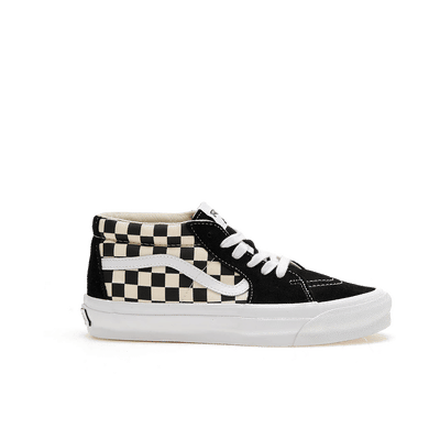 Vans Sk8-Mid Reissue 83 LX "Checkerboard Black/Off White" | VN000CQQ2BO1