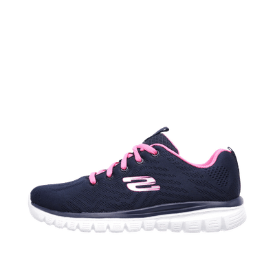 Skechers Graceful - Get Connected "Navy/Hot Pink" | 12615WNVHP