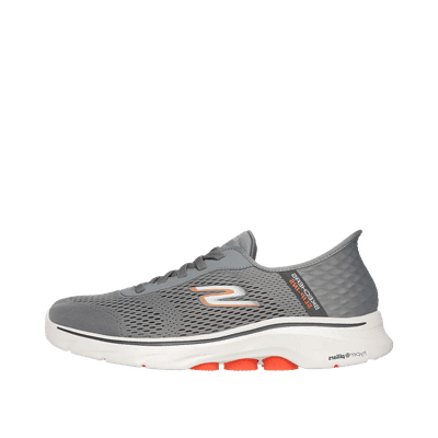 Skechers GO WALK 7 - Free Hand 2 "Gray/Orange" | 216648GYOR