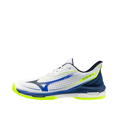 Mizuno WAVE EXCEED TOUR 7 CC "White/Dazzling Blue/Lightning Yellow" | 61GC267520
