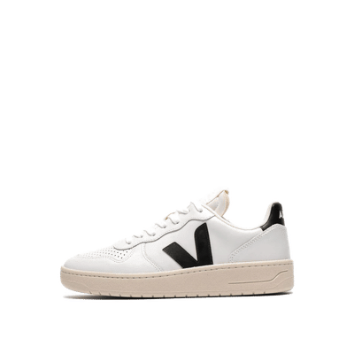 Veja V-10 Leather Wmns "Ex-White Black" | VI0220738A