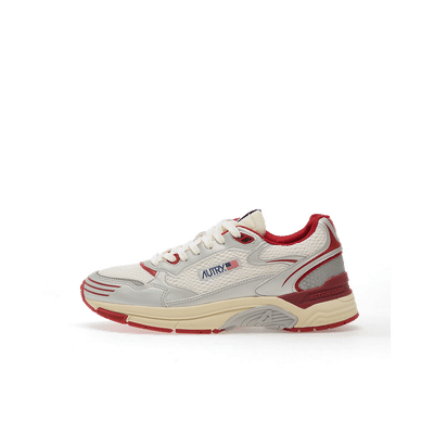 Autry Hyperway Low "Mesh/Mirror Silver/Red" | HYLMMV01