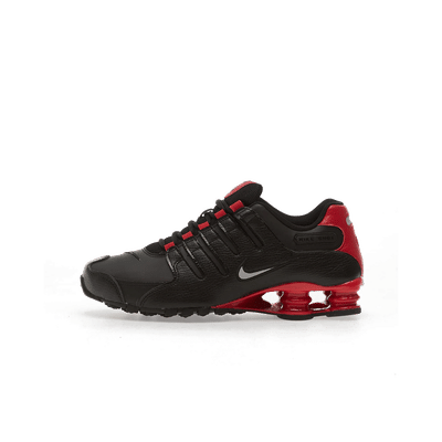 Nike Shox NZ "Black/Flat Silver-Gym Red" | 501524-027