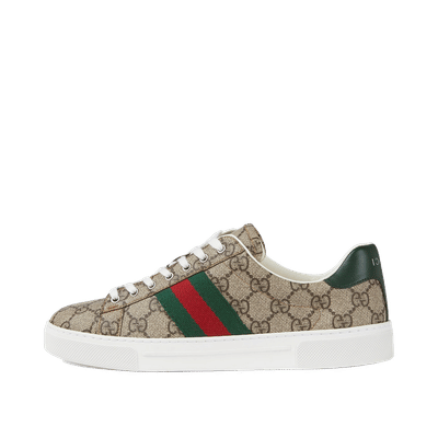 Gucci Ace "GG Crystal Canvas Web Beige" | 760774FACMZ9746