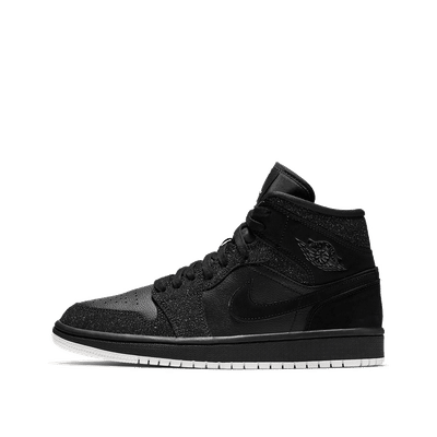 Air Jordan 1 Mid "Black/White-Phantom" | BQ6472-001