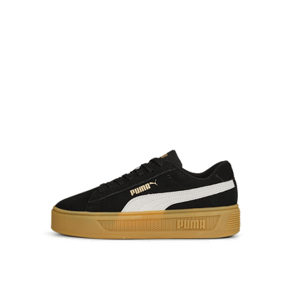 PUMA Smash Platform V3 Suede "Black/White/Gold" | 391942-02
