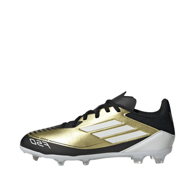 Adidas F50 League FG/MG "Messi Gold Metallic/Cloud White/Core Black (GS)" | IF6919
