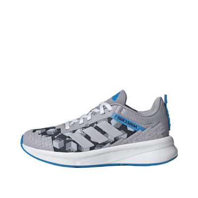 Adidas Minecraft Fortarun 4.0 "Glory Grey/Lucid Ray Blue" | JR1933