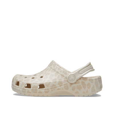 Crocs Classic Animal Glitter Clog "Almond Tint/Leopard" | 2129330RH