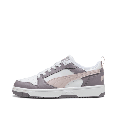 Puma Rebound V6 Low "White/Mauve Mist/Plum Jam" | 392328-56