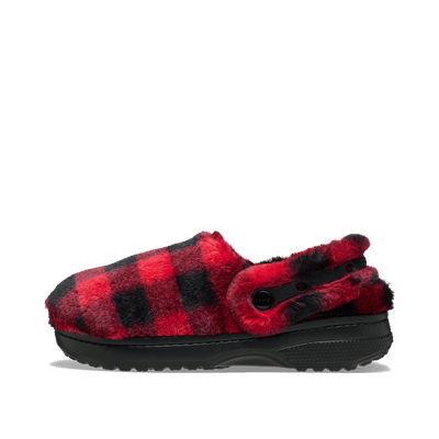 Crocs Classic Unforgettable Buff Check "Black/Red" Clog | 211926063
