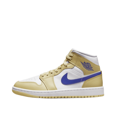 Air Jordan 1 Mid Wmns "Lemon Wash Lapis" | BQ6472-701