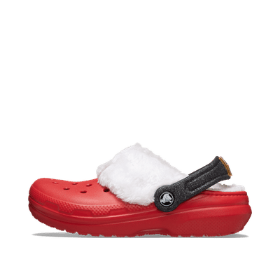 Crocs Classic Lined Santa Klompen Kinder Varsity Red / Multi 34