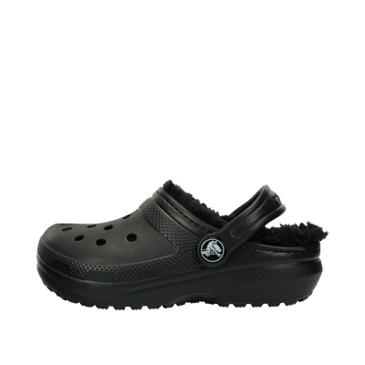 Crocs Classic Lined Klompen Kinder Black / Black 34