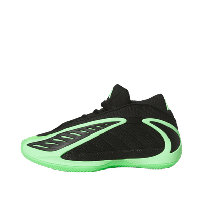 Adidas Anthony Edwards 2 J "Core Black / Lime Burst / Lucid Blue" | JQ2049