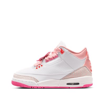 Air Jordan 3 Retro GS "Pearl Pink/Hyper Orange-Pink Bloom" | II0599-600