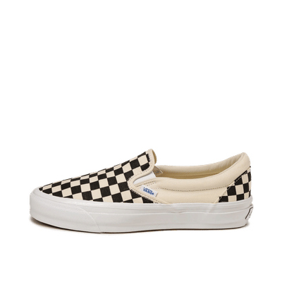Vans Premium Slip-On 98 LX "White/Black/Pattern" | VANSVN000CSE2BO