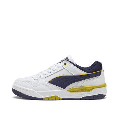 Puma Rebound Retro "White/Deep Plum/Dazzling Yellow" | 400197-17