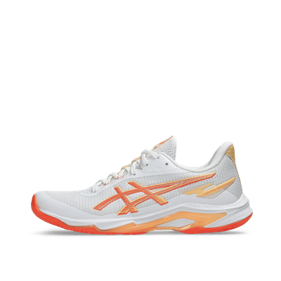 ASICS Netburner Ballistic FF 4 "White/Vivid Coral" | 1052A083-101