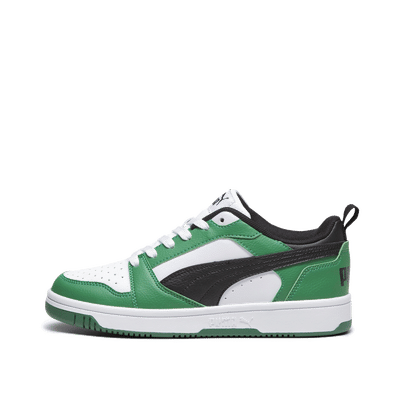 PUMA Rebound V6 Low "White/Black/Archive Green" | 393833-05