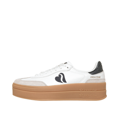 Skechers Academy High "Stacked Hearts" | 185435WBK