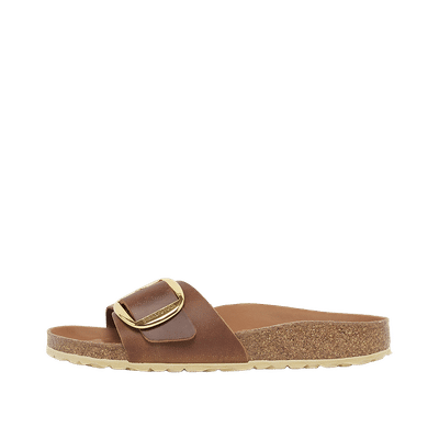 Birkenstock Madrid Big Buckle LEOI Slide "Cognac HEX" | 1006525