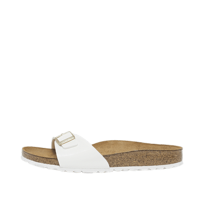 Birkenstock Madrid Birko-Flor Lack Wmns Slide "White" | 1005310