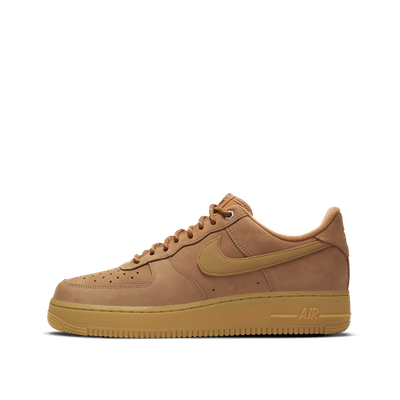 Nike Air Force 1 '07 WB "Flax/Wheat-Gum Light Brown-Black-Team Gold" | CJ9179-200