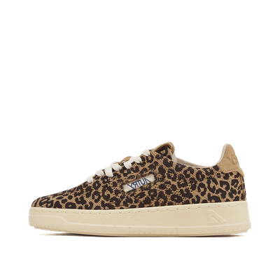 Autry Easeknit Low "Knit/Leopard Print" | EKLWAF03