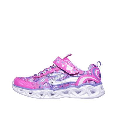 Skechers S Lights Heart Lights "Neon Pink" | 20180LNPMT