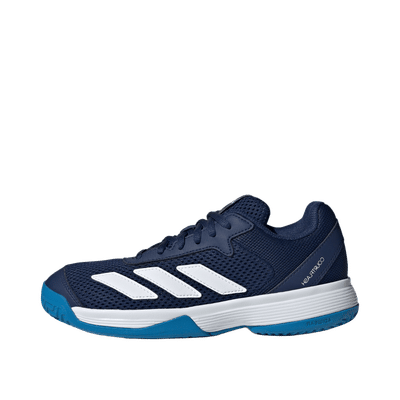 Adidas Courtflash Kids "Dark Blue / Cloud White / Bright Blue" | KK3857