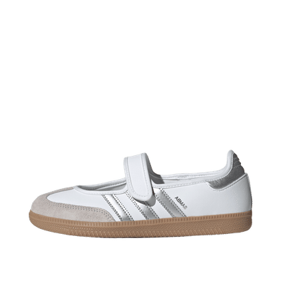 Adidas Samba Jane W "Cloud White / Silver Metallic / Gum" | KJ3785