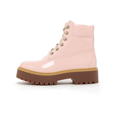 Timberland Wmns Stone Street 6-Inch Lace Up Waterproof "Light Pink Patent Leather" | TB0A2H3CA5H