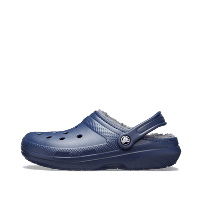 Crocs Classic Lined Clog "Navy/Charcoal" | 203591459
