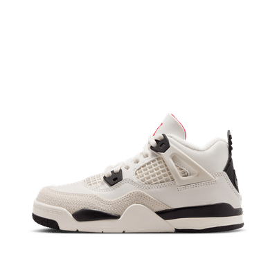 Air Jordan 4 Retro OG (PS) "Sail/Black-University Red" | IM4028-100