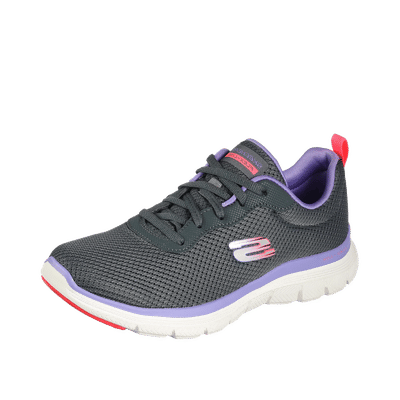 Skechers Flex Appeal 4.0 - Brilliant View "Charcoal/Purple" | 149303CCPR
