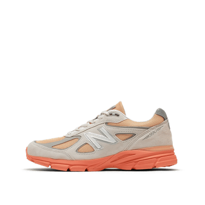 New Balance 990 v4 Made in USA "Moonbeam / Tangerine Heat / Dried Orange" | U990MO4