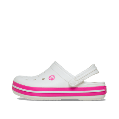 Crocs Crocband Clog Kids "White/Pink Crush" | 2070066WU