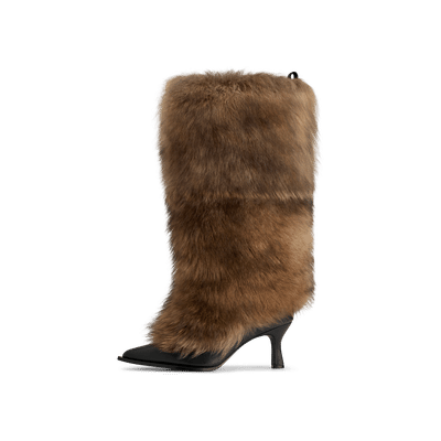 UGG AMBUSH Fur-Hakken Clog "Brown" | 1176810BRN