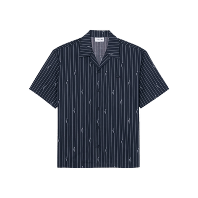 Lacoste Print Twill Shirt "Black" | 00IY8