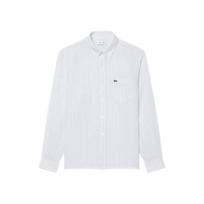 Lacoste Regular Fit Striped Linen Shirt "Sand" | 0029I